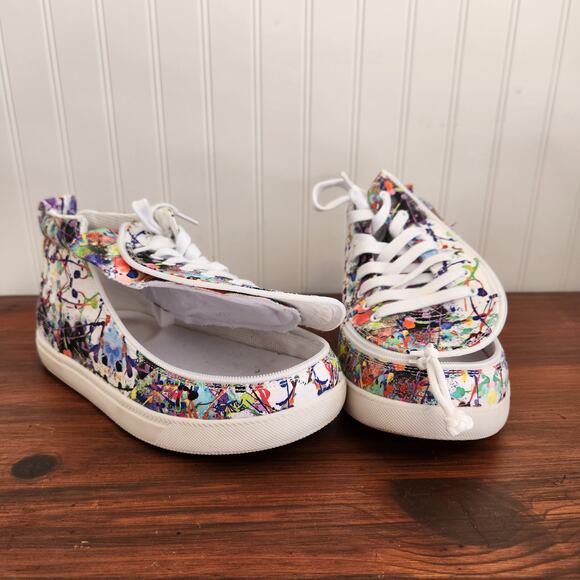 Billy Size 6W Kids Lilia's Eye Candy Classic DJR II High Tops Easy Access Shoe - Picture 6 of 13